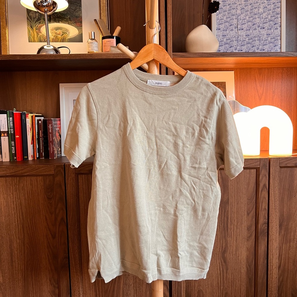 Knit Olive Tee